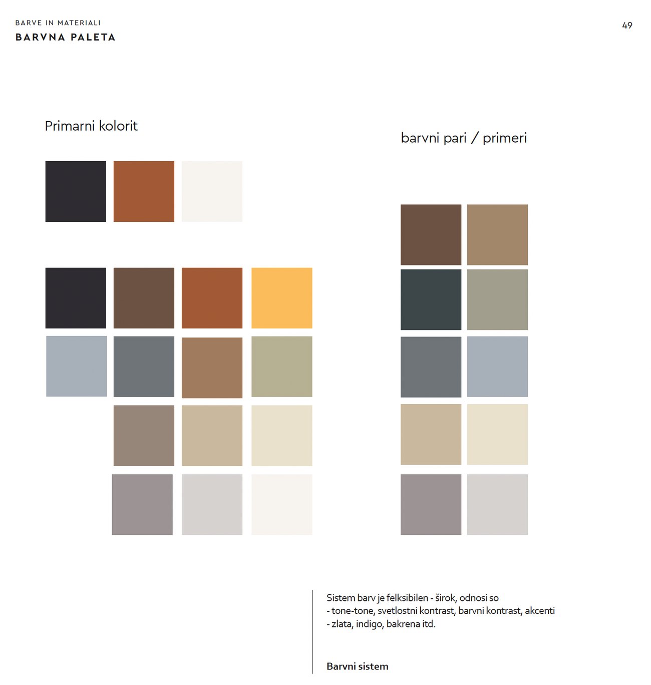 Priročnik CGP, stran 49: barvna paleta